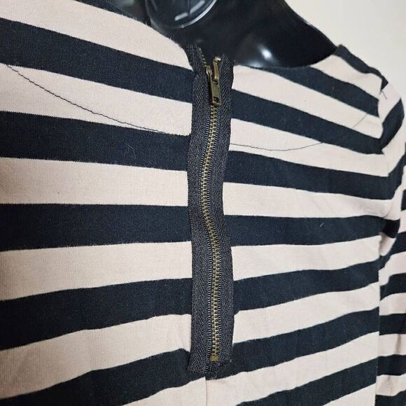 Monteau Striped Peplum Blouse - Picture 7 of 8